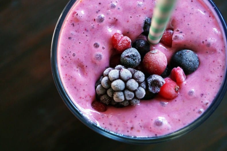 Berry-Banana Milkshake