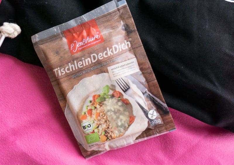 Lust auf ein schnelles, aber dennoch gesundes Mittagessen? Mit dem Tischlein Deck Dich Probierpack stillst du auf gesunde Weise deinen Hunger. 