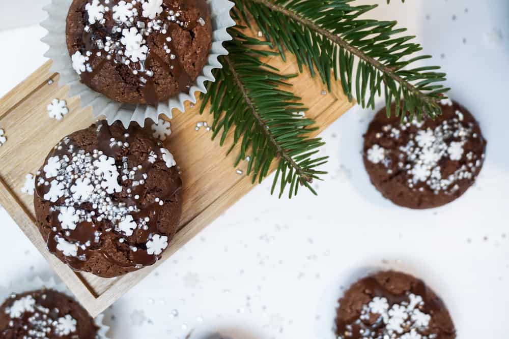 Sugarfree Christmas Cupcakes